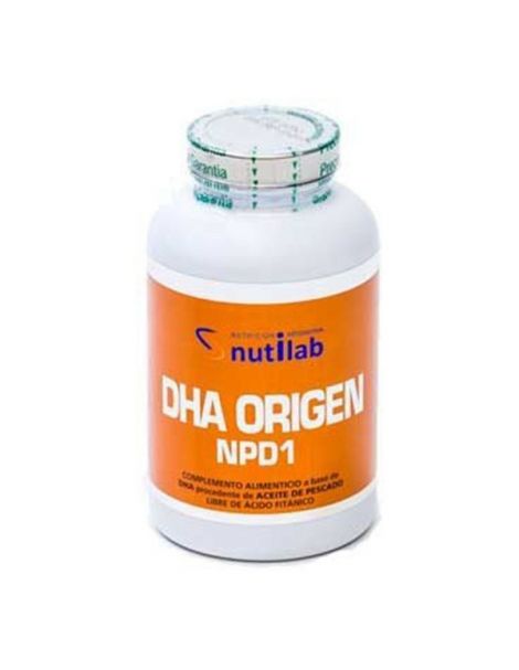 DHA Origen NPD1 Nutilab  - 120 cápsulas