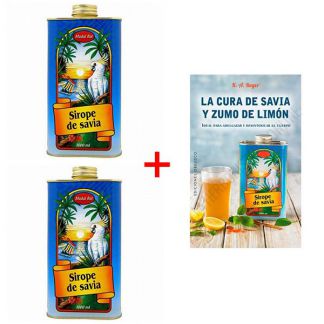 Pack de 2 Sirope de Savia Neera Madal Bal + Libro - 1000 ml.