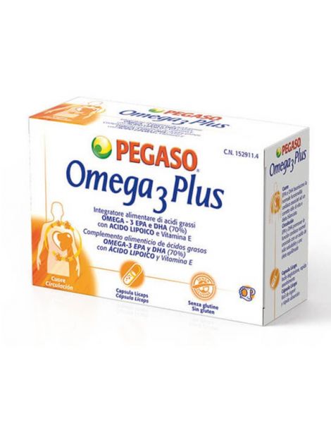 Omega 3 Plus Pegaso - 40 cápsulas