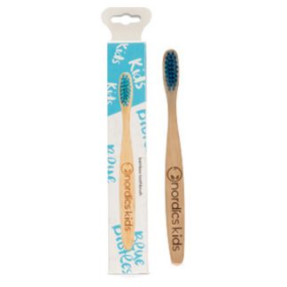 Cepillo Dental Niños Bambú Azul Nordics