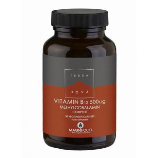 Vitamina B12 (Metilcobalamina) Complex Terranova - 50 cápsulas
