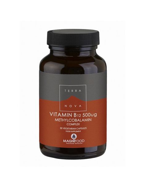 Vitamina B12 (Metilcobalamina) Complex Terranova - 50 cápsulas