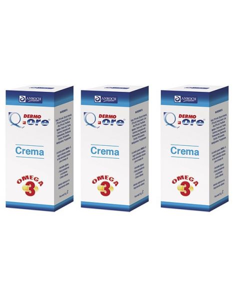 Crema Dermo Q.Ore Omega 3 Anroch Fharma - pack de 3