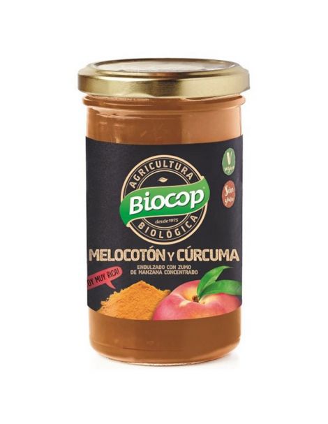 Compota de Melocotón y Cúrcuma Biocop - 280 gramos