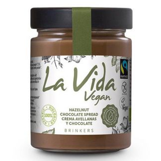 Crema de Chocolate con Avellanas La Vida Vegan - 270 gramos