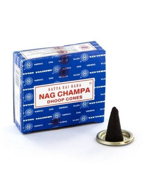 Conos Incienso Nag Champa - SATYA- 12 conos