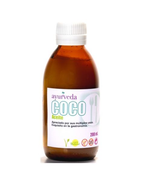 Aceite de Coco Puro Ayurveda Auténtico - 500 ml.