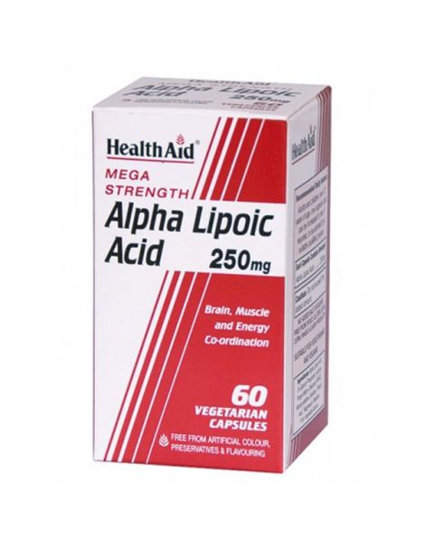 Ácido Alphalipoico Health Aid - 60 cápsulas