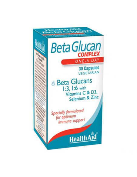 Beta Glucan Complex Health Aid - 30 cápsulas