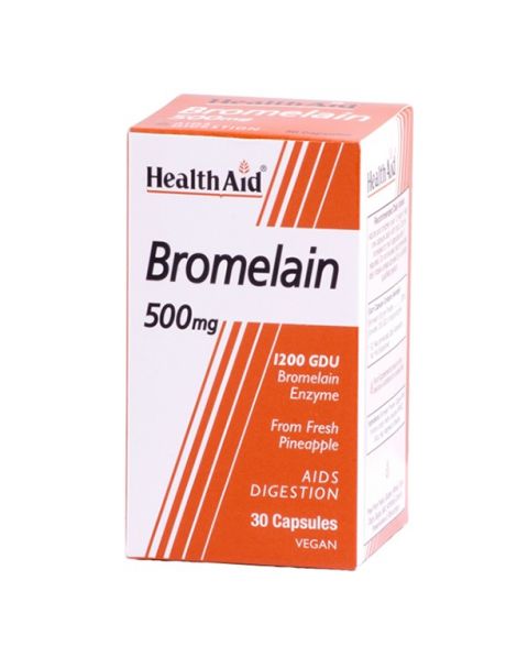 Bromelina Health Aid - 30 cápsulas