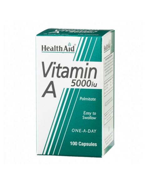Vitamina A 5000 UI Health Aid - 100 cápsulas