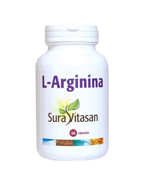 L-Arginina 500 mg. Sura Vitasan - 50 cápsulas