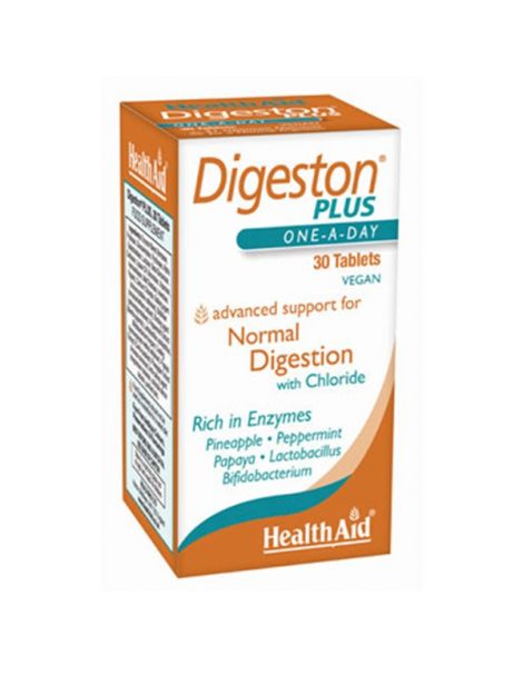 Digeston Plus con Prebióticos Health Aid - 30 comprimidos