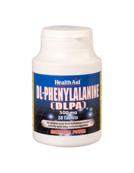 DLPA (DL-Phenylalanine) Health Aid - 30 comprimidos