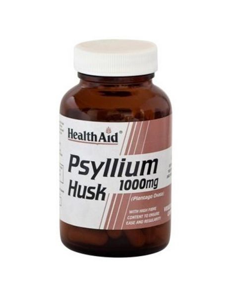 Fibra de Cáscara de Psyllium Health Aid - 60 comprimidos