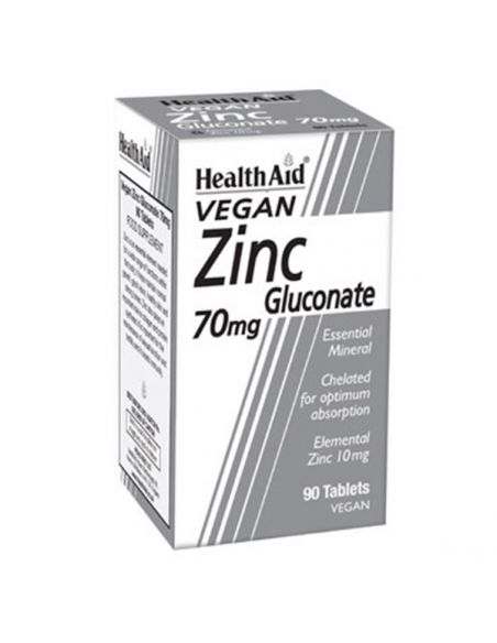 Gluconato de Zinc Health Aid - 90 comprimidos