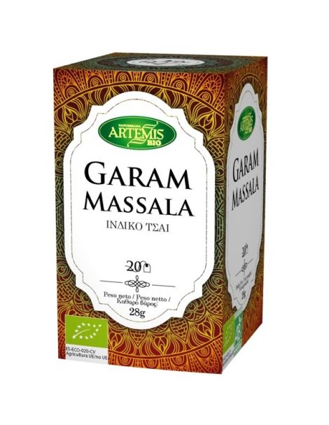 Té Garam Massala Bio Artemis Herbes del Molí - 20 bolsitas