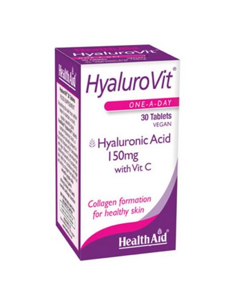 HyaluroVit (Ácido Hialurónico) Health Aid - 30 comprimidos