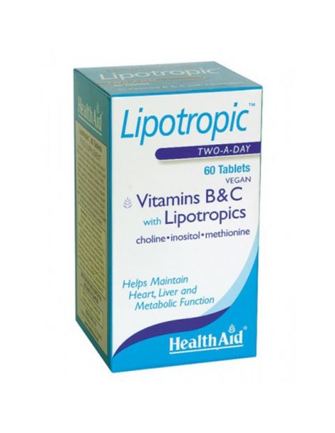 Lipotropics Health Aid - 60 comprimidos