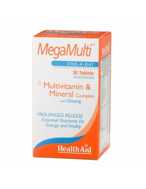 MegaMulti con Ginseng Health Aid - 30 comprimidos