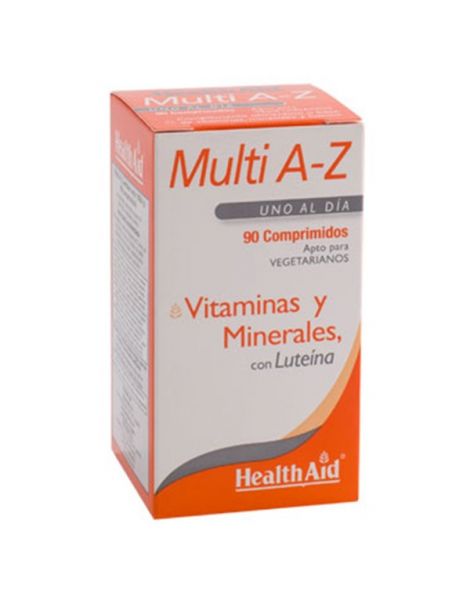 Multivit y Minerales A to Z Health Aid - 90 comprimidos