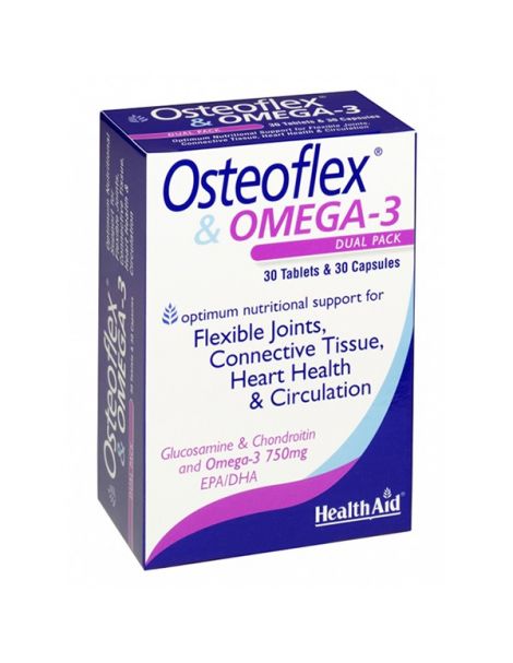 Osteoflex Omega 3 Health Aid - 30 comprimidos + 30 cápsulas