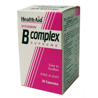 Vitamina B Complex Health Aid - 30 cápsulas