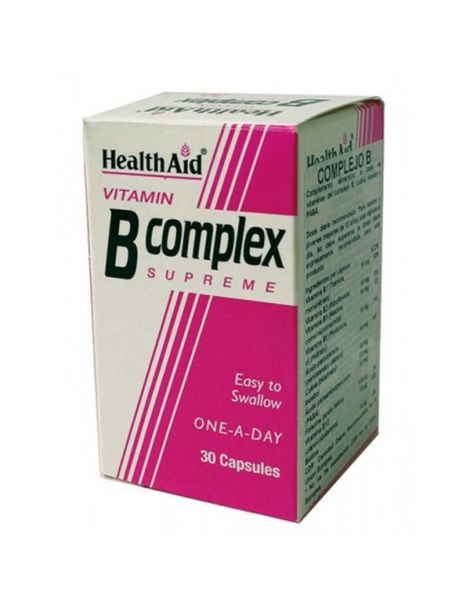 Vitamina B Complex Health Aid - 30 cápsulas