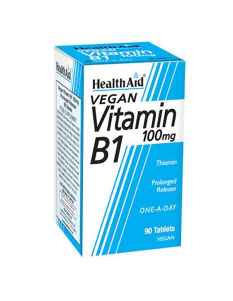 Vitamina B1 Tiamina Health Aid - 90 comprimidos