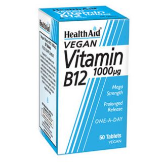 Vitamina B12 Health Aid - 50 comprimidos