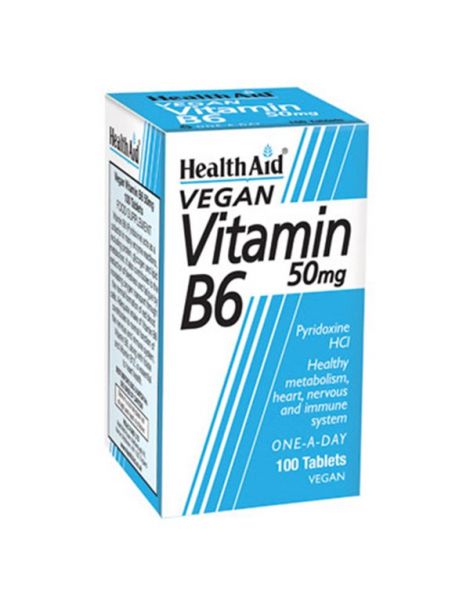 Vitamina B6 Health Aid - 100 comprimidos