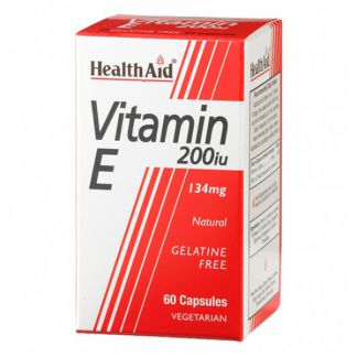 Vitamina E 200 UI Health Aid - 60 cápsulas