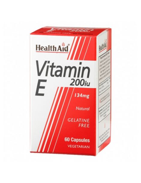 Vitamina E 200 UI Health Aid - 60 cápsulas