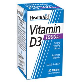 Vitamina D3 Health Aid - 30 comprimidos