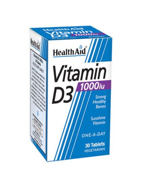Vitamina D3 Health Aid - 30 comprimidos