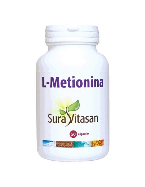 L-Metionina 500 mg. Sura Vitasan - 50 cápsulas