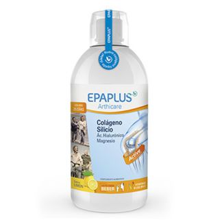 Colágeno, Silicio, Ácido Hialurónico y Magnesio Sabor Limón Bebible Epaplus - 1 litro