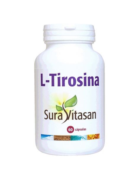 L-Tirosina 500 mg. Sura Vitasan - 60 cápsulas