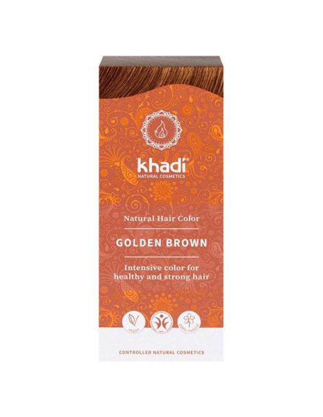 Tinte Castaño Dorado Khadi - 100 gramos
