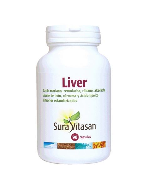 Liver Sura Vitasan - 90 cápsulas