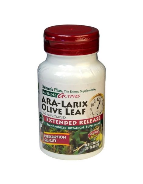 Ara-Larix-Hoja de Olivo Nature's Plus - 30 comprimidos