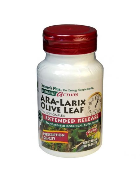 Ara-Larix-Hoja de Olivo Nature's Plus - 30 comprimidos