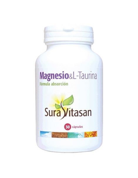 Magnesio & L-Taurina Sura Vitasan - 30 cápsulas