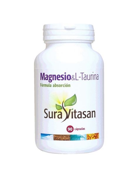 Magnesio & L-Taurina Sura Vitasan - 90 cápsulas