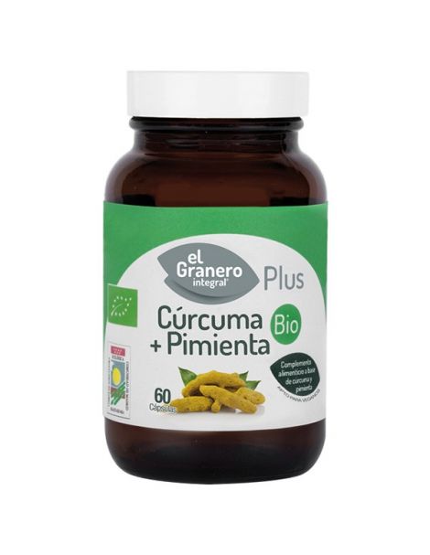 Cúrcuma con Pimienta El Granero Integral - 60 cápsulas