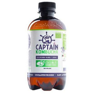 Bebida Kombucha Coco Bio Captain Kombucha - 400 ml.