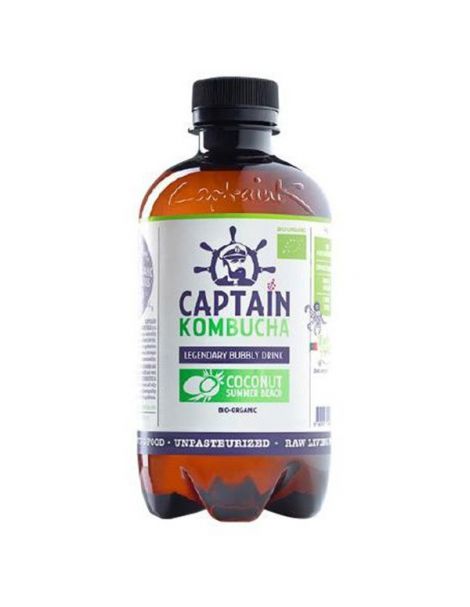 Bebida Kombucha Coco Bio Captain Kombucha - 400 ml.