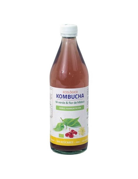 Bebida Kombucha Té Verde y Flor de Hibisco Eco Bioener - 500 ml.