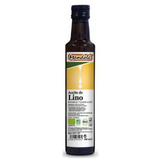 Aceite de Lino Bio Mandole - 500 ml.