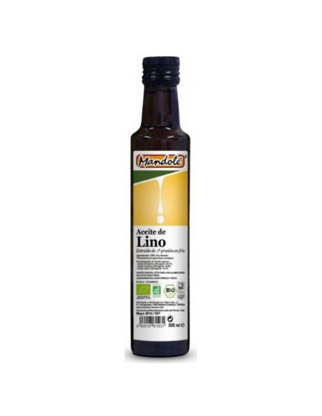 Aceite de Lino Bio Mandole - 500 ml.